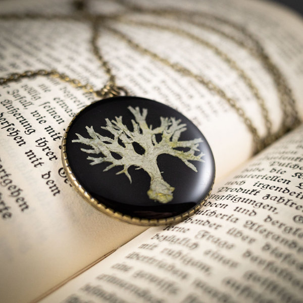 Amulett mit Lebensbaum-Flechte, bronzefarben