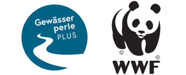 Logos Gewässerperle & WWF